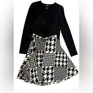 Gilli Brandd Skirt with coordinating black top